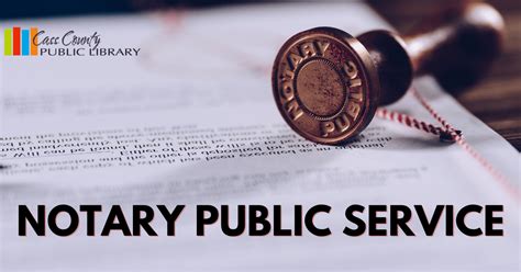 If you have questions, please contact the <b>notary</b> you intend to use before the time of the appointment. . Notary public library near me